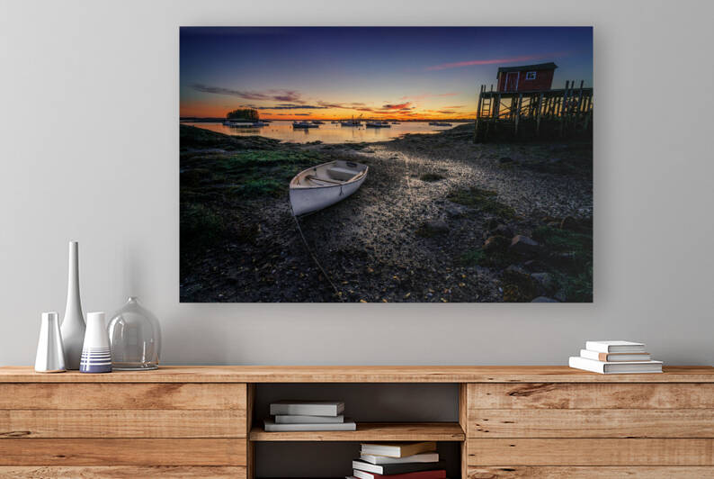 Dusk in Barneys Cove by Rick Berk