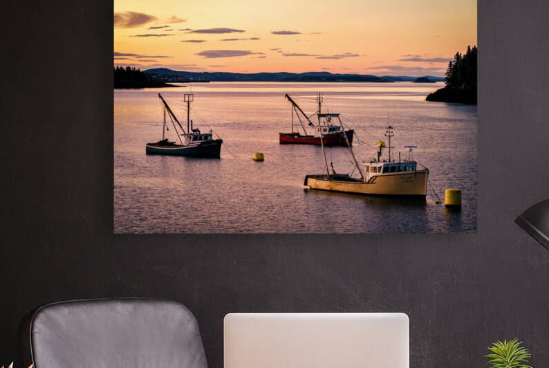 Twilight in the Harbor by Rick Berk