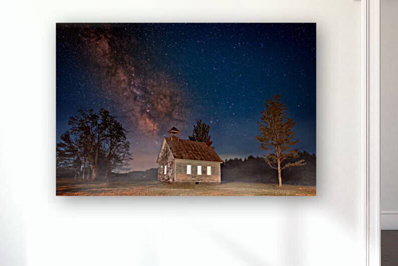 Schoolhouse Under The Stars by Rick Berk