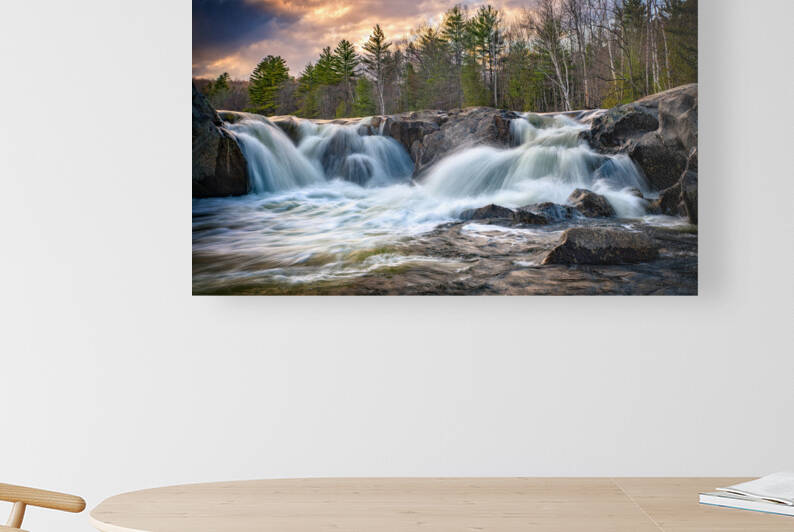 Sunset at Swift River Falls by Rick Berk