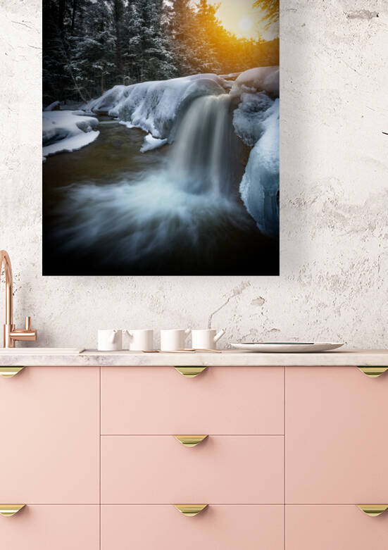 Winter Cascade by Rick Berk