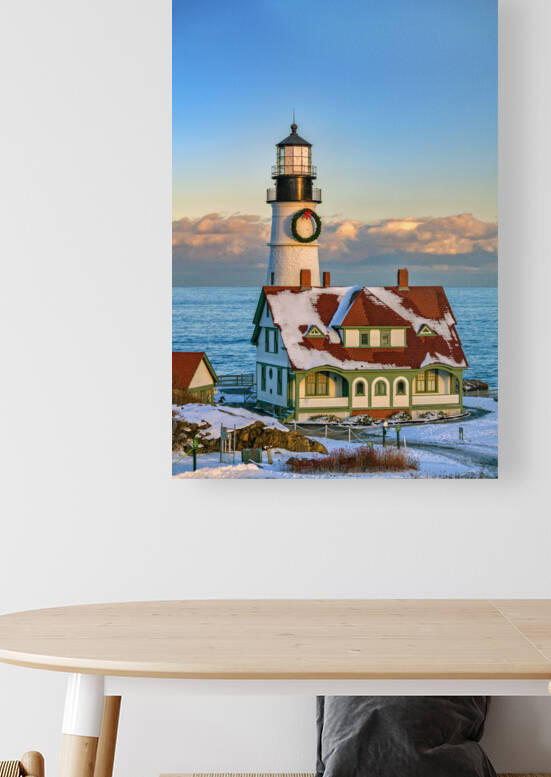 Winter Afternoon at Portland Head Light by Rick Berk