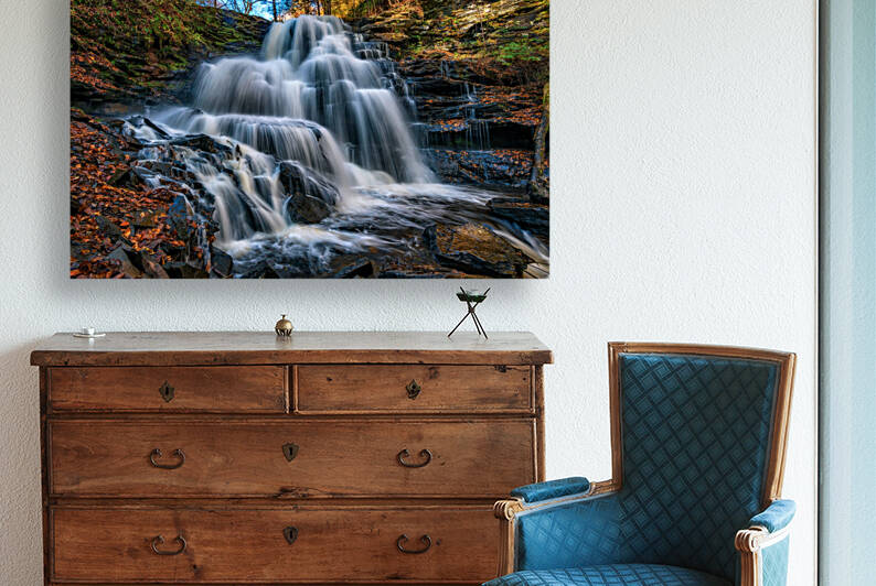 Autumn at Erie Falls by Rick Berk