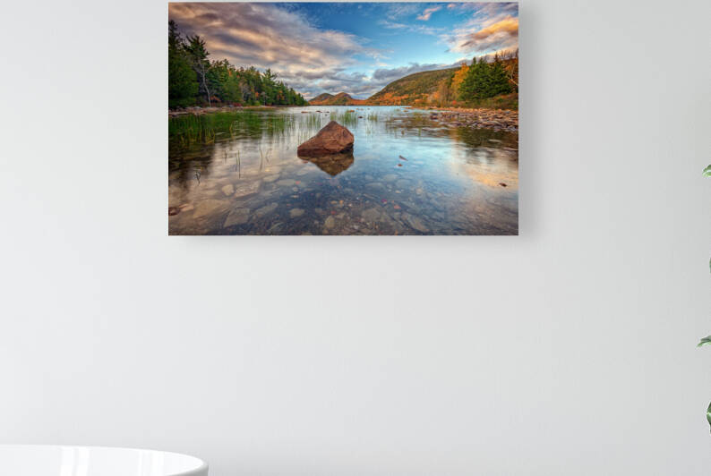 Autumn Dusk at Jordan Pond by Rick Berk