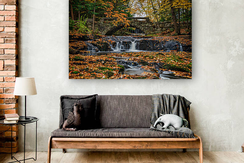 Autumn at the Stone Bridge by Rick Berk
