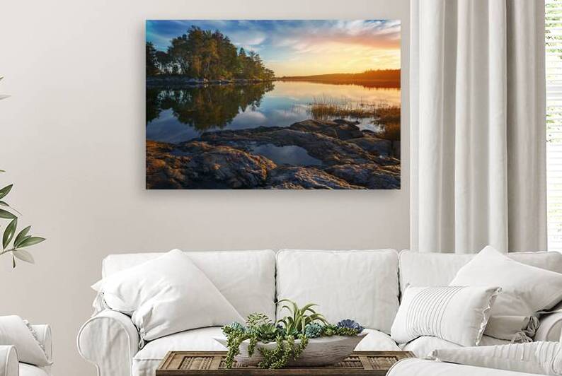 Sheepscot Sunset by Rick Berk