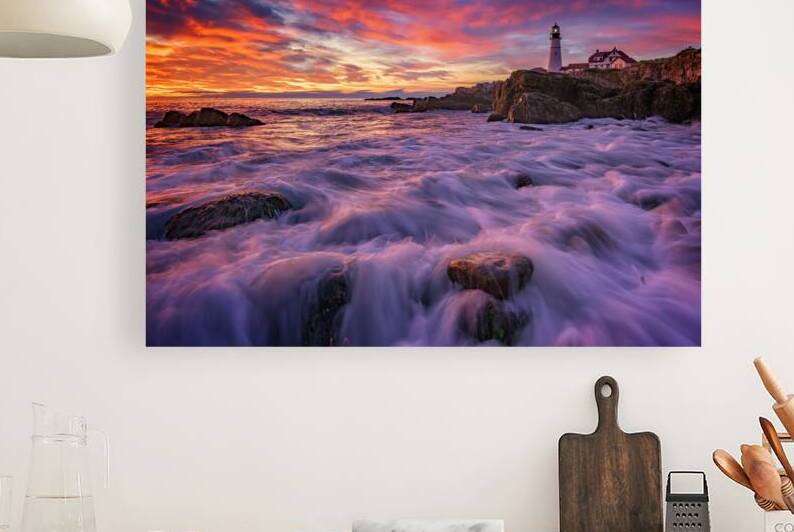 September Sunrise at Portland Head by Rick Berk