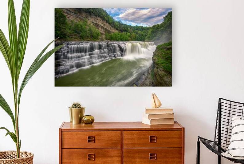 Lower Letchworth Falls by Rick Berk
