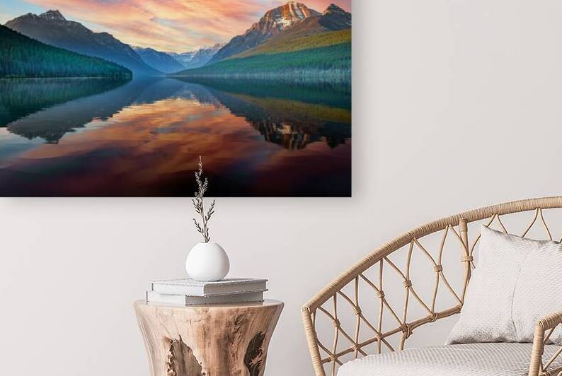 Bowman Lake Twilight by Rick Berk