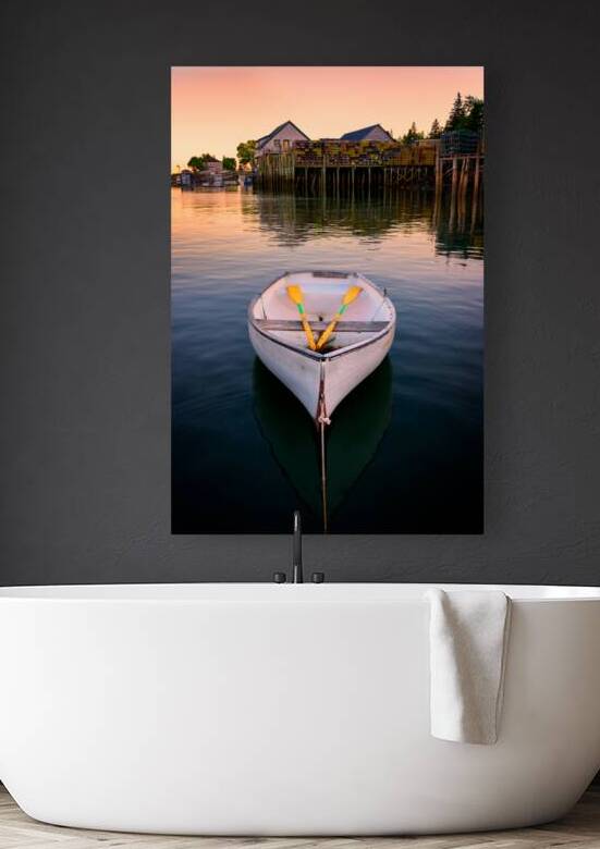 Dory in Bernard Harbor by Rick Berk