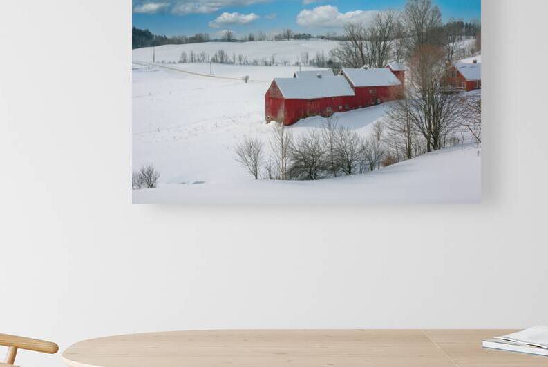 Winter on the Farm by Rick Berk