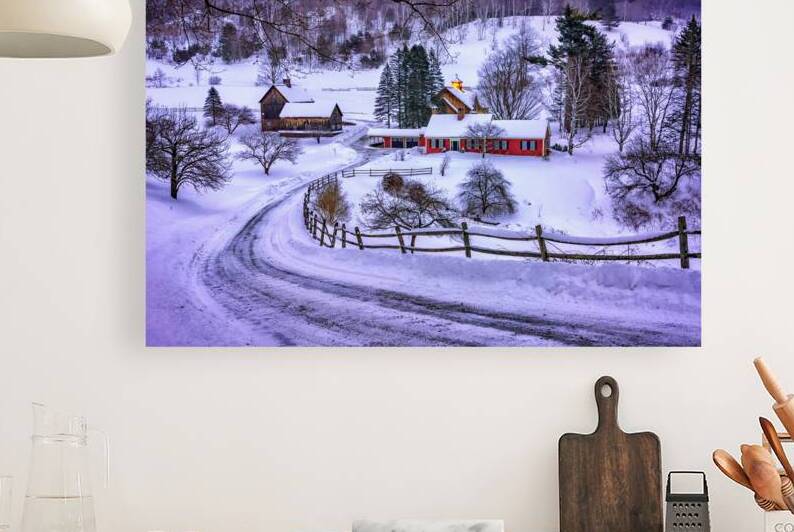Dusk at Sleepy Hollow Farm by Rick Berk