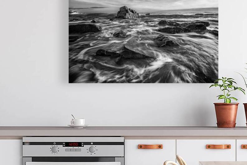 December Morning on Marginal Way Monochrome by Rick Berk