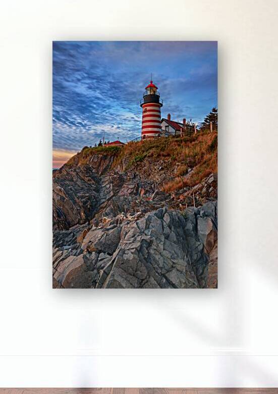 October Morning at West Quoddy Head by Rick Berk