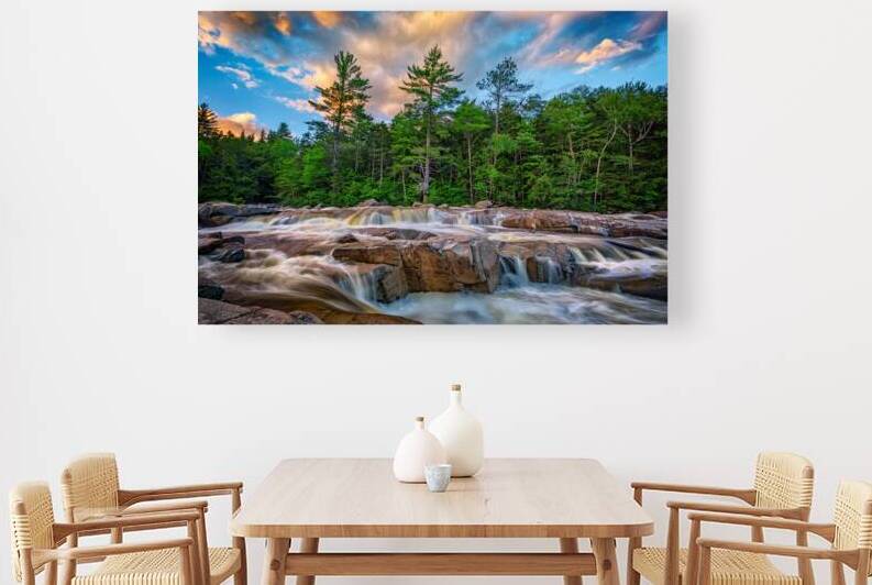 Lower Falls on Kancamagus Highway by Rick Berk