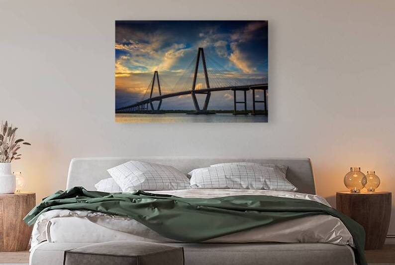 Ravenel Bridge Sunset by Rick Berk