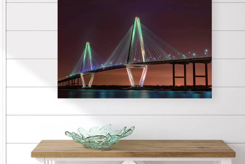 Ravenel Bridge Twilight by Rick Berk