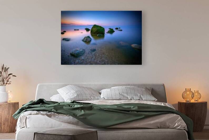 Night Falls on Long Island Sound by Rick Berk