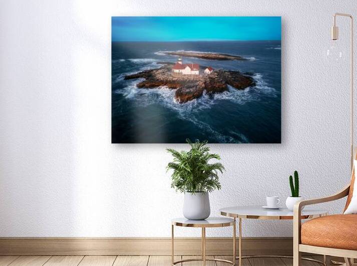 Blue Hour at Cuckolds Light by Rick Berk
