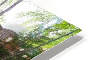 Waterfall Bridge HD Metal print