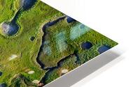 Salt Marsh Abstract HD Metal print