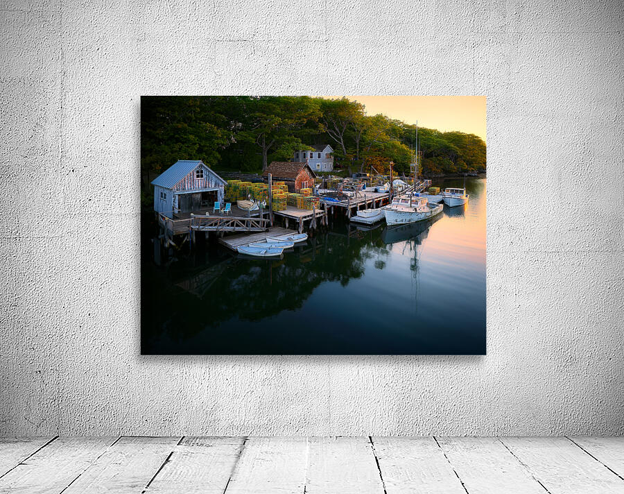Dawn in Back Cove Wall Preview