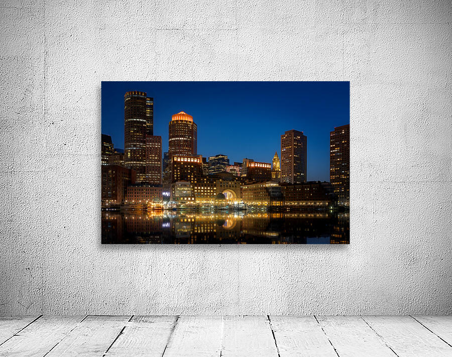Twilight at Fan Pier Boston Wall Preview