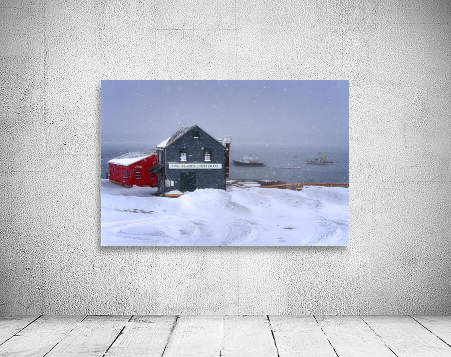 Winter at Five Islands Wall Preview