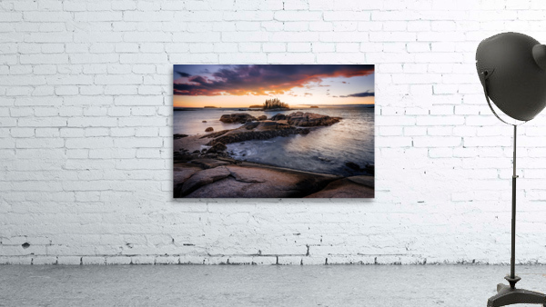 Deer Isle Sunset Wall Preview