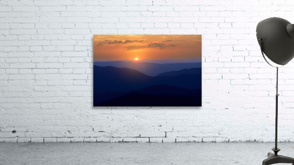 Blue Ridge Sunset Wall Preview
