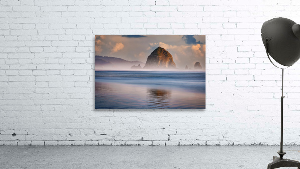 Haystack Rock in the Mist Wall Preview