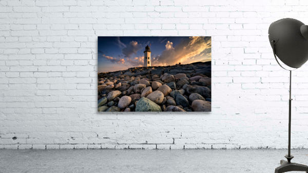 Sunset at Old Scituate Lighthouse Wall Preview