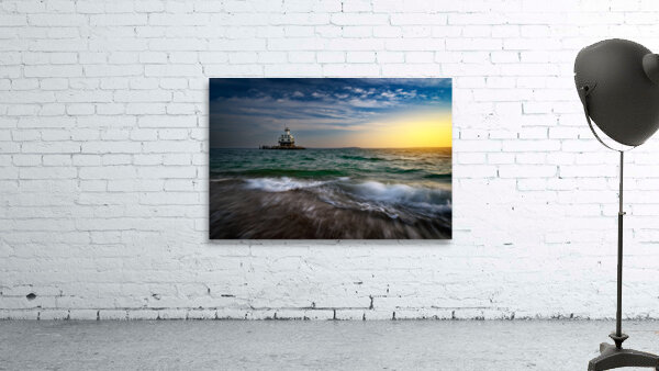 Long Beach Bar Lighthouse Wall Preview