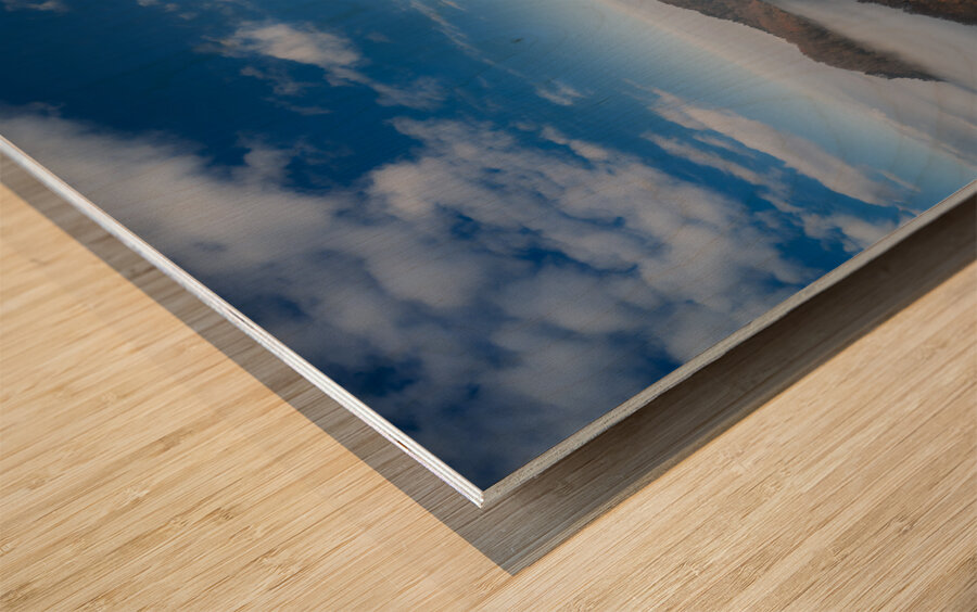 Sanctuary in the Clouds Wood print