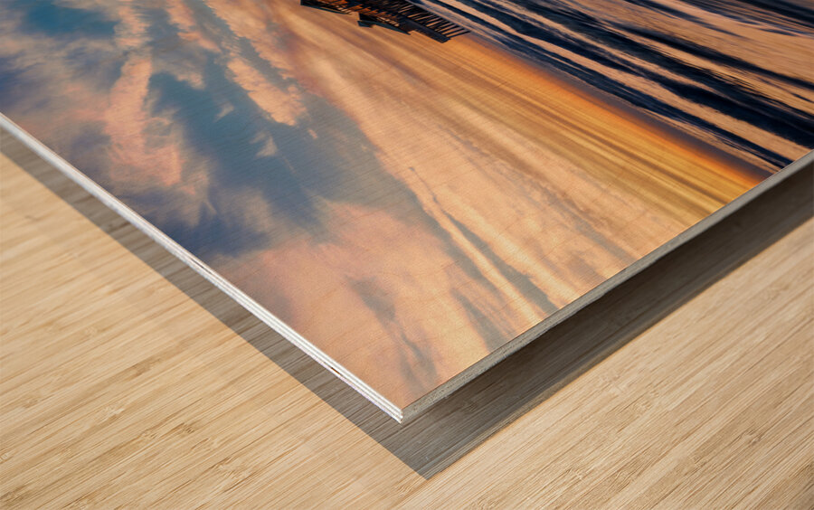 Folly Beach Pier Wood print