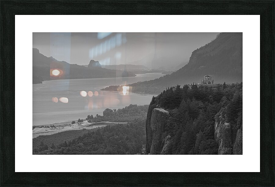 Columbia Misty Evening Picture Frame print