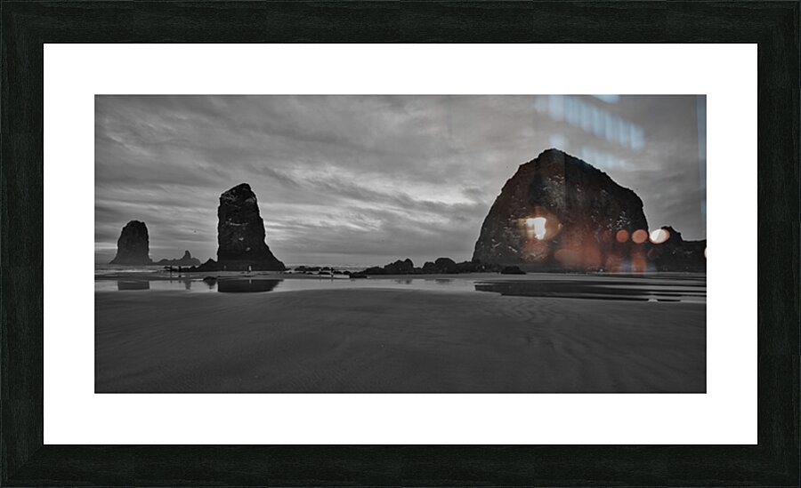 Haystack and The Twin Pinnacles Picture Frame print