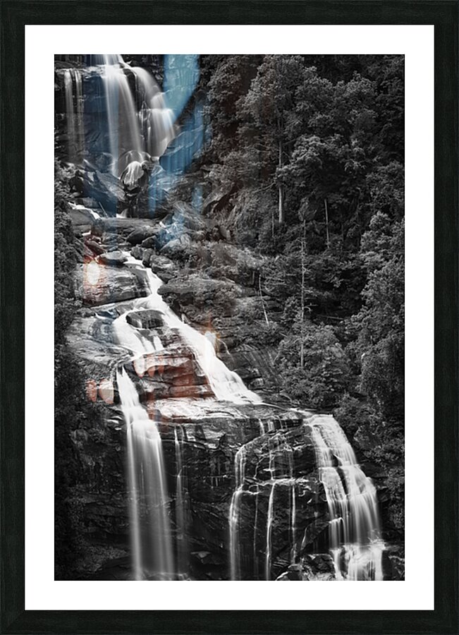Whitewater Falling Picture Frame print
