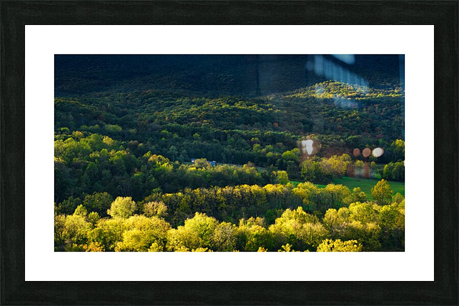 Shenandoah Forest Sunset Picture Frame print