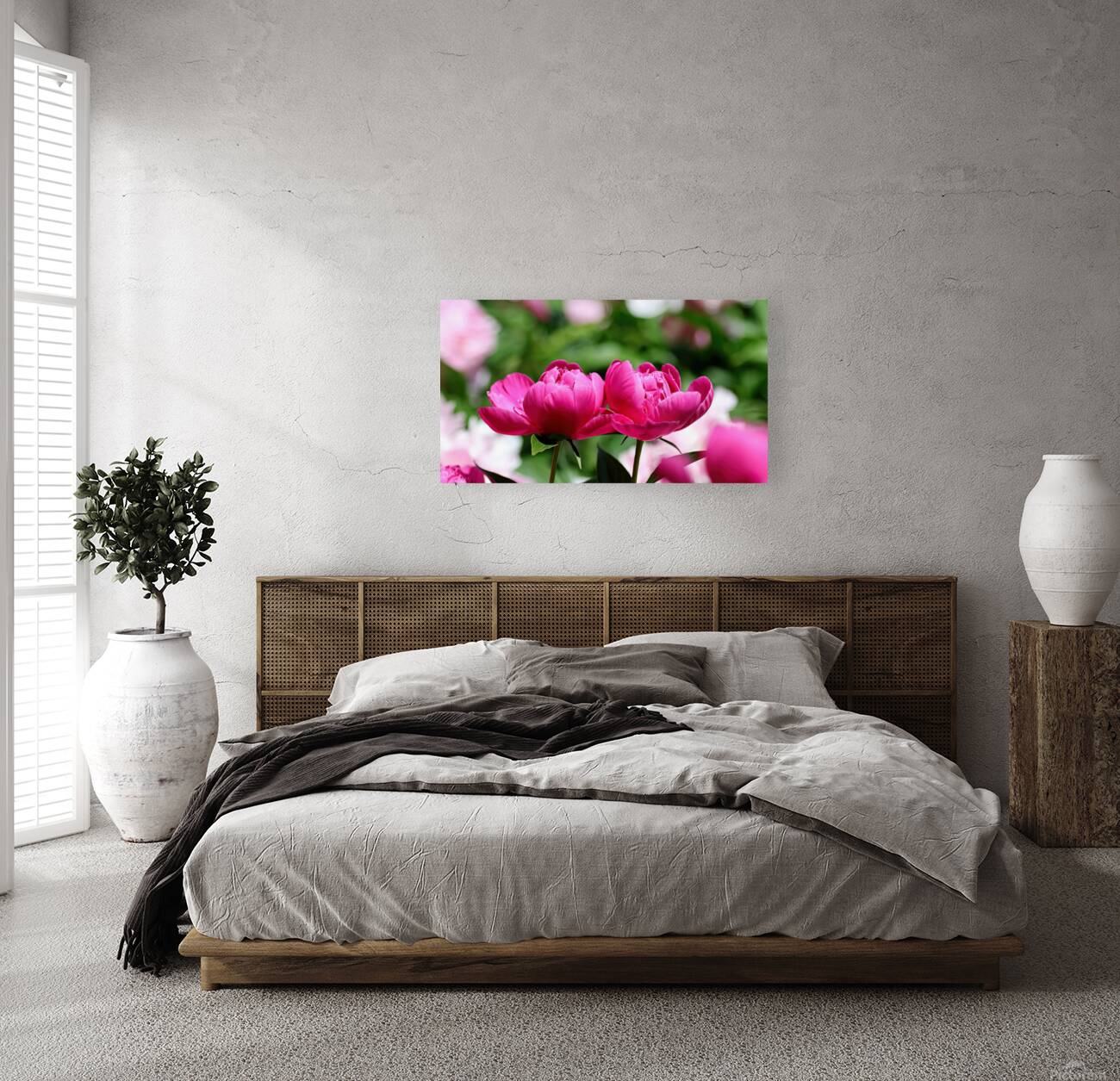 Pink peonies Reproduction