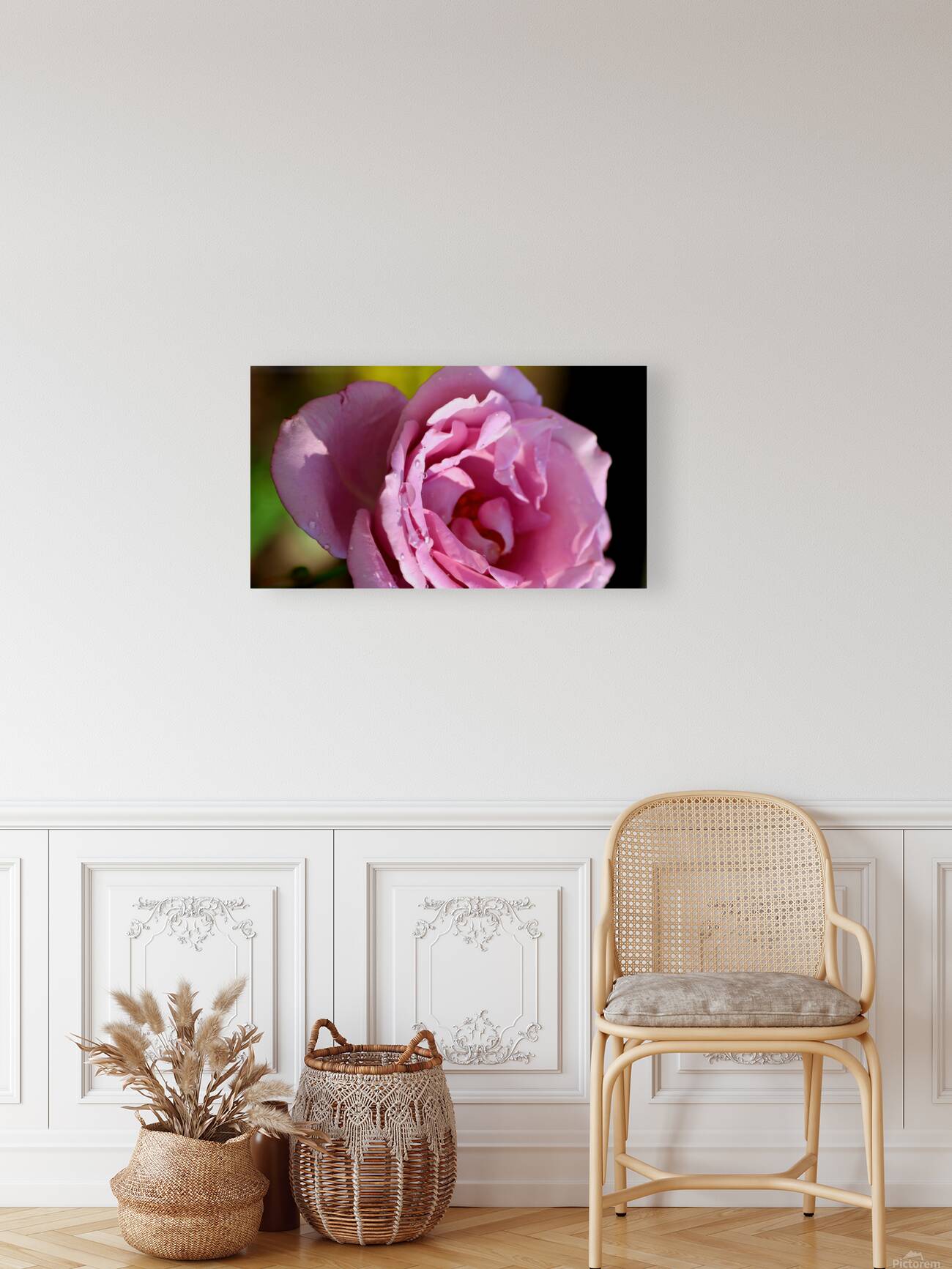Pink rose Reproduction