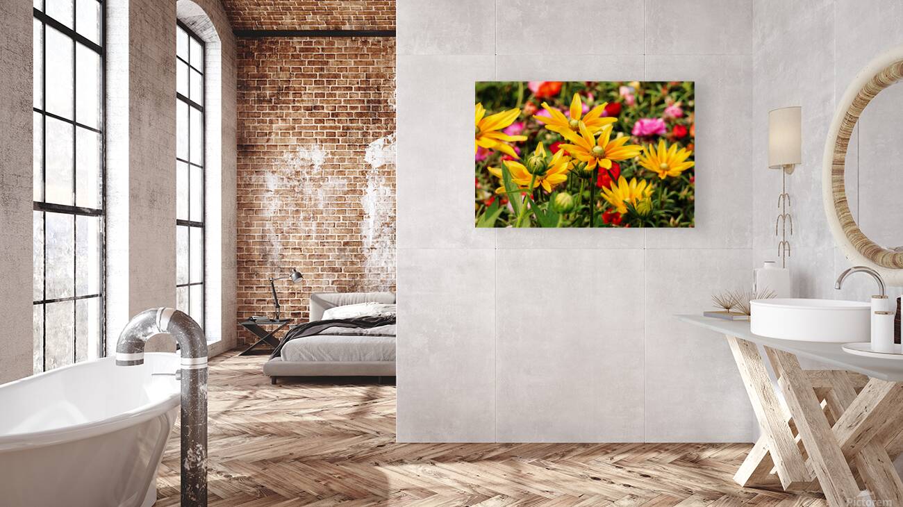 Yellow daisies 2 Reproduction