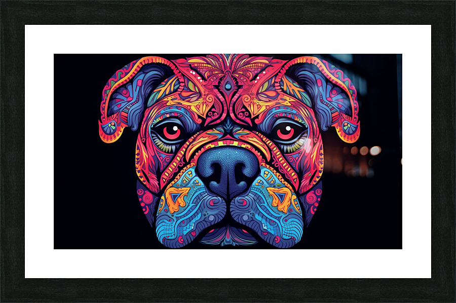 Big Face - Mandala Series Picture Frame print