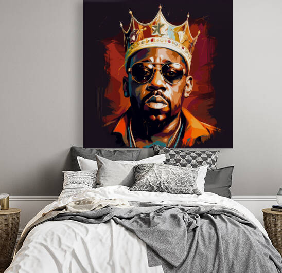 Black King - Portrait Series by Curly
