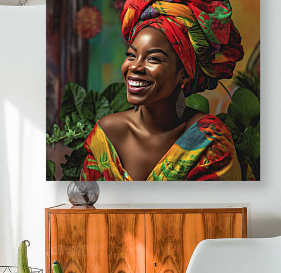 African Woman - Real Life Series by Curly