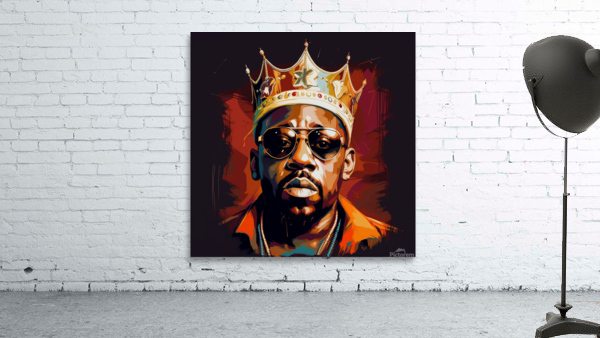 Black King - Portrait Series Wall Preview