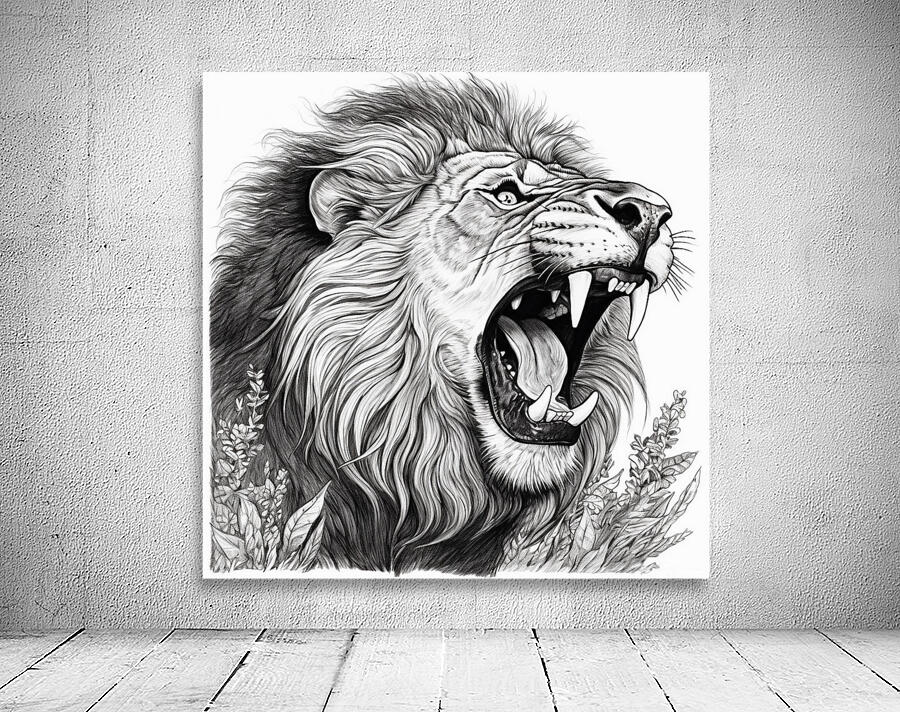 Roaring King - Sketch Series Wall Preview