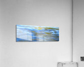 Flowing Stream in Blue Acrylic Print