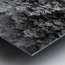 Green Abstract  1 Monochrome Metal print