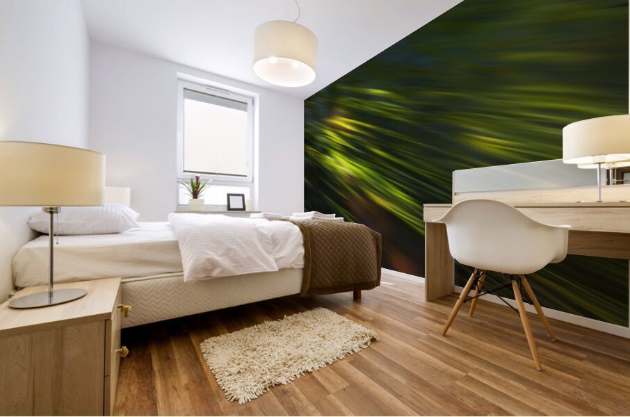 Green Streak  1 Mural print